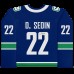 Autographed Vancouver Canucks Daniel Sedin Fanatics Authentic Blue Adidas Authentic Jersey