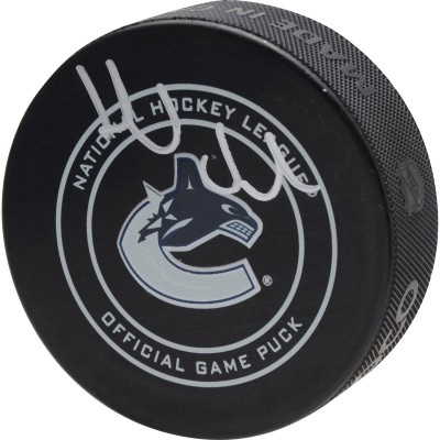 Шайба с автографом Henrik Sedin Vancouver Canucks Fanatics Authentic Official