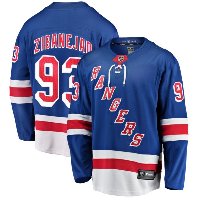 Джерси New York Rangers Mika Zibanejad Fanatics Blue Breakaway
