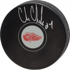 Autographed Detroit Red Wings Chris Chelios Fanatics Authentic Hockey Puck