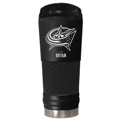 Columbus Blue Jackets 24oz. Personalized Stealth Draft Tumbler - Black