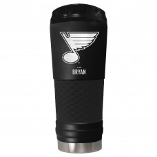 St. Louis Blues Black 24oz. Personalized Stealth Draft Tumbler