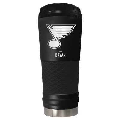 St. Louis Blues Black 24oz. Personalized Stealth Draft Tumbler