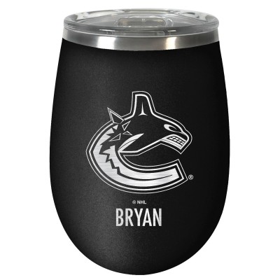 Именной бокал Vancouver Canucks 12oz. Stealth - Black