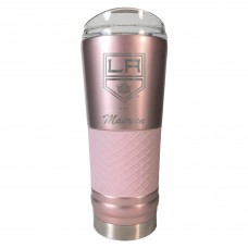 Los Angeles Kings 24oz. Personalized Rose Gold Draft Tumbler