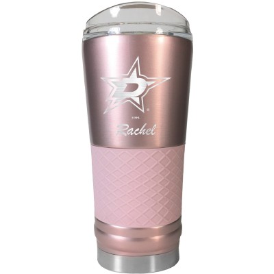 Dallas Stars 24oz. Personalized Rose Gold Draft Tumbler