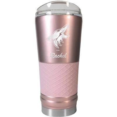 Именной стакан Arizona Coyotes 24oz. Rose Gold Draft