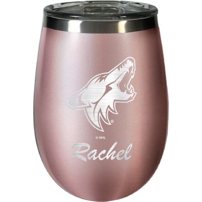 Именной бокал  Arizona Coyotes 12oz. Rose Gold