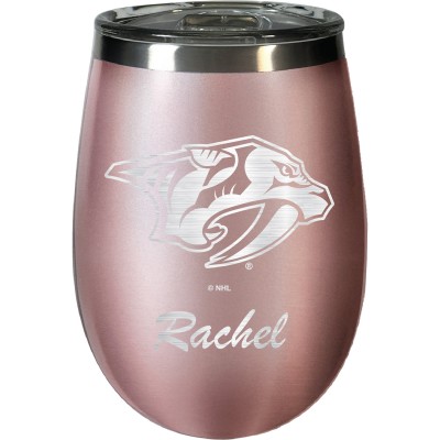 Именной бокал  Nashville Predators 12oz. Rose Gold