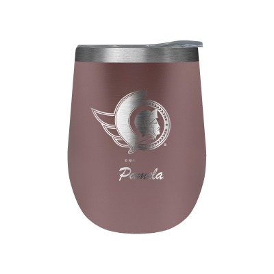 Именной бокал  Ottawa Senators 12oz. Rose Gold