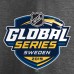Fanatics Branded 2019 NHL Global Series Sweden T-Shirt - Heather Gray