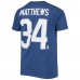 Футболка Auston Matthews Toronto Maple Leafs Youth Player - Blue