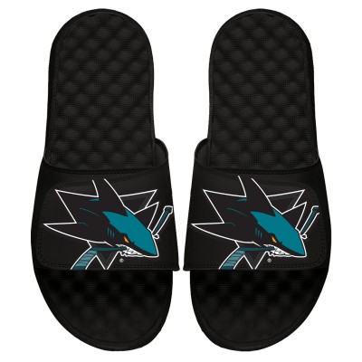 Шлепки  San Jose Sharks ISlide Blown Up Logo Slide - Black
