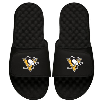 Шлепки Pittsburgh Penguins ISlide Primary Logo Slide - Black