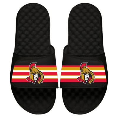 Шлепки Детские шлепки Ottawa Senators ISlide Stripe Logo - Black