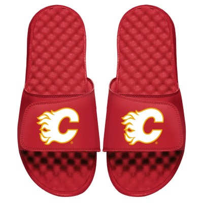 Шлепки Calgary Flames ISlide Youth Vintage Logo - Red