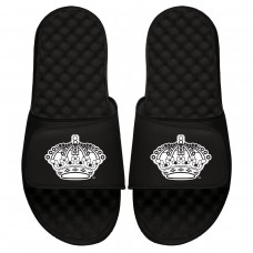 Los Angeles Kings ISlide Youth Vintage Logo Slide Sandals - Black