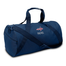 Подростковая Именная Washington Capitals Navy Duffle Bag Подростковая Именная Washington Capitals Navy Duffle Bag