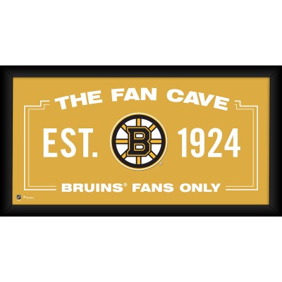 Boston Bruins Fanatics Authentic Framed 10 x 20 Fan Cave Collage