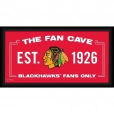 Chicago Blackhawks Fanatics Authentic Framed 10 x 20 Fan Cave Collage