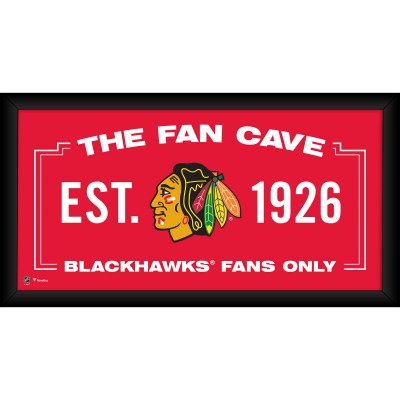 Chicago Blackhawks Fanatics Authentic Framed 10 x 20 Fan Cave Collage