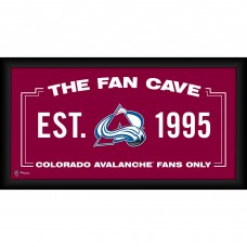 Colorado Avalanche Fanatics Authentic Framed 10 x 20 Fan Cave Collage