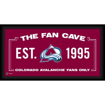 Colorado Avalanche Fanatics Authentic Framed 10 x 20 Fan Cave Collage