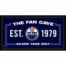 Edmonton Oilers Fanatics Authentic Framed 10 x 20 Fan Cave Collage