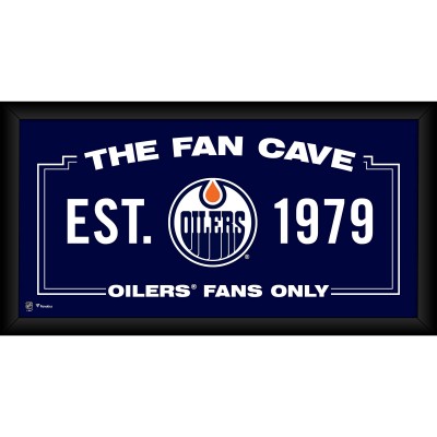 Edmonton Oilers Fanatics Authentic Framed 10 x 20 Fan Cave Collage