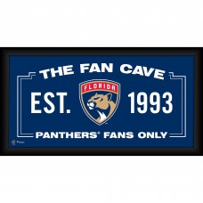 Florida Panthers Fanatics Authentic Framed 10 x 20 Fan Cave Collage