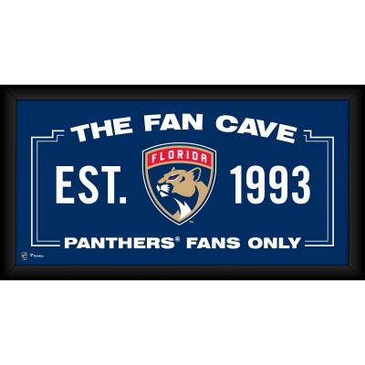 Florida Panthers Fanatics Authentic Framed 10 x 20 Fan Cave Collage