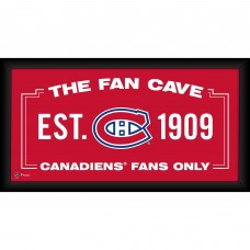 Montreal Canadiens Fanatics Authentic Framed 10 x 20 Fan Cave Collage