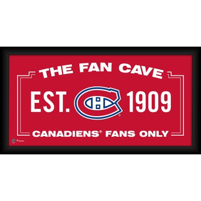 Montreal Canadiens Fanatics Authentic Framed 10 x 20 Fan Cave Collage