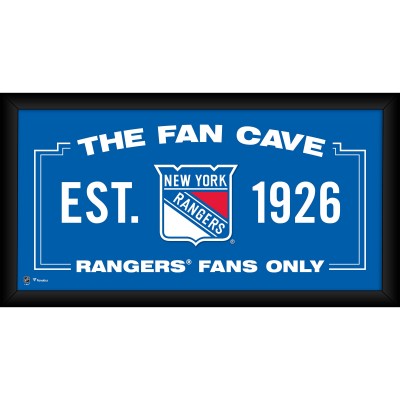 New York Rangers Fanatics Authentic Framed 10 x 20 Fan Cave Collage