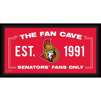 Ottawa Senators Fanatics Authentic Framed 10 x 20 Fan Cave Collage