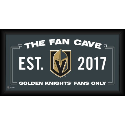 Vegas Golden Knights Fanatics Authentic Framed 10 x 20 Fan Cave Collage