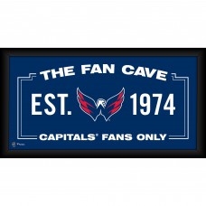 Washington Capitals Fanatics Authentic Framed 10 x 20 Fan Cave Collage