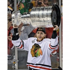 Unsigned Chicago Blackhawks Patrick Kane Fanatics Authentic 2013 Stanley Cup Champions Raising Cup Photograph
