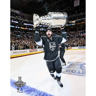 Unsigned Los Angeles Kings Drew Doughty Fanatics Authentic 2012 Stanley Cup Champions Raising Cup Photograph