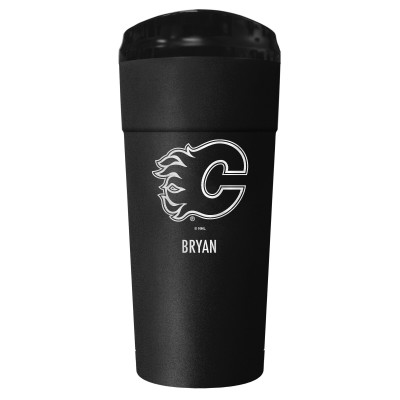Именной стакан Calgary Flames 24oz. Personalized Stealth - Black