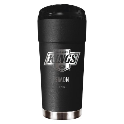 Los Angeles Kings 24oz. Personalized Stealth Travel Tumbler - Black