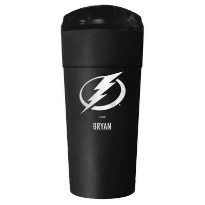 Именной стакан Tampa Bay Lightning 24oz. Personalized Stealth - Black