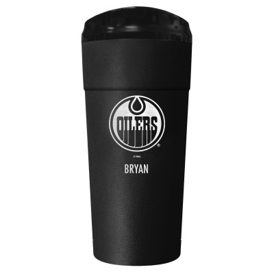 Именной стакан Edmonton Oilers 24oz. Personalized Stealth - Black