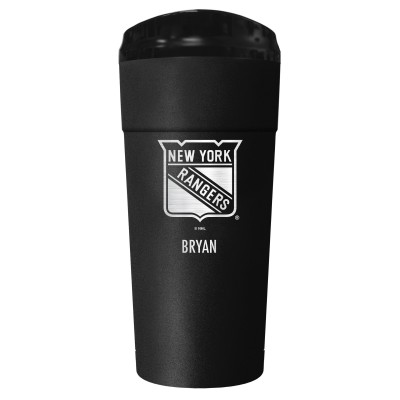 Именной стакан New York Rangers 24oz. Personalized Stealth - Black