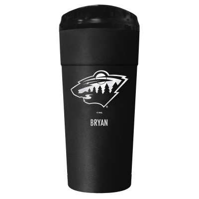 Именной стакан Minnesota Wild 24oz. Personalized Stealth - Black