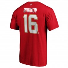 Aleksander Barkov Florida Panthers Authentic Stack Player Name & Number T-Shirt - Red