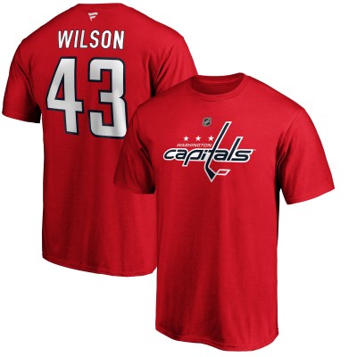 Футболка Tom Wilson Washington Capitals Authentic Stack - Red