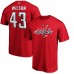 Футболка Tom Wilson Washington Capitals Authentic Stack - Red