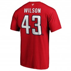 Футболка Tom Wilson Washington Capitals Authentic Stack - Red