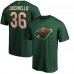 Футболка Mats Zuccarello Minnesota Wild Authentic Stack Name &amp; Number Team - Green - оригинальные футболки Миннесота Уайлд